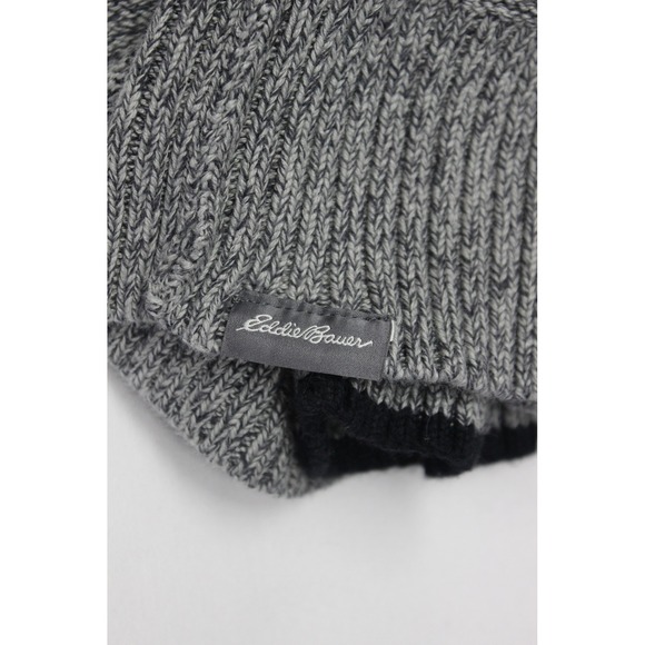 Eddie Bauer Crew Neck Sweater Men's XL Heather Gray Tight Knit Casual - Picture 8 of 11